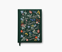 Tracy & Co Embroidered Journal - There Are Always Flowers