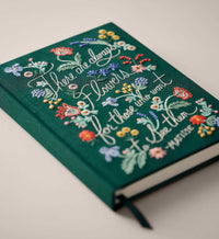 Tracy & Co Embroidered Journal - There Are Always Flowers