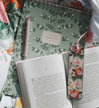 Tracy & Co Large Top Spiral Notebook - Climbing Vines
