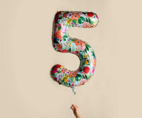 Tracy & Co Numbered Foil Balloon - Garden Party