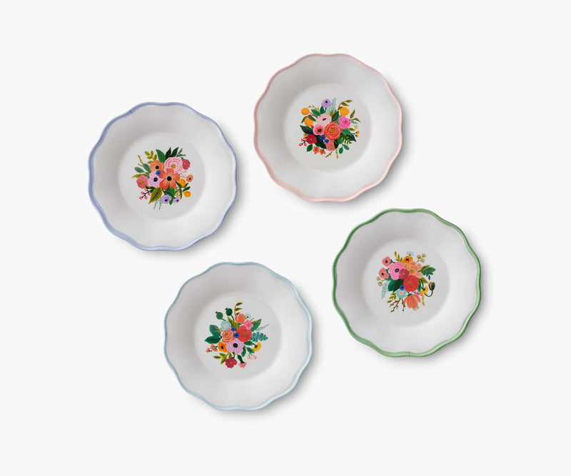 Tracy & Co Melamine Assorted Dessert Plates - Garden Party