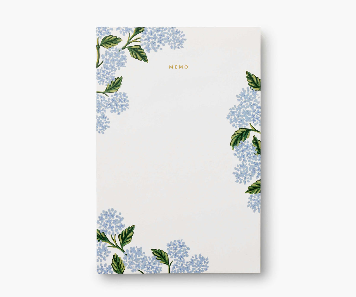 Tracy & Co Large Memo Notepad - Hydrangea