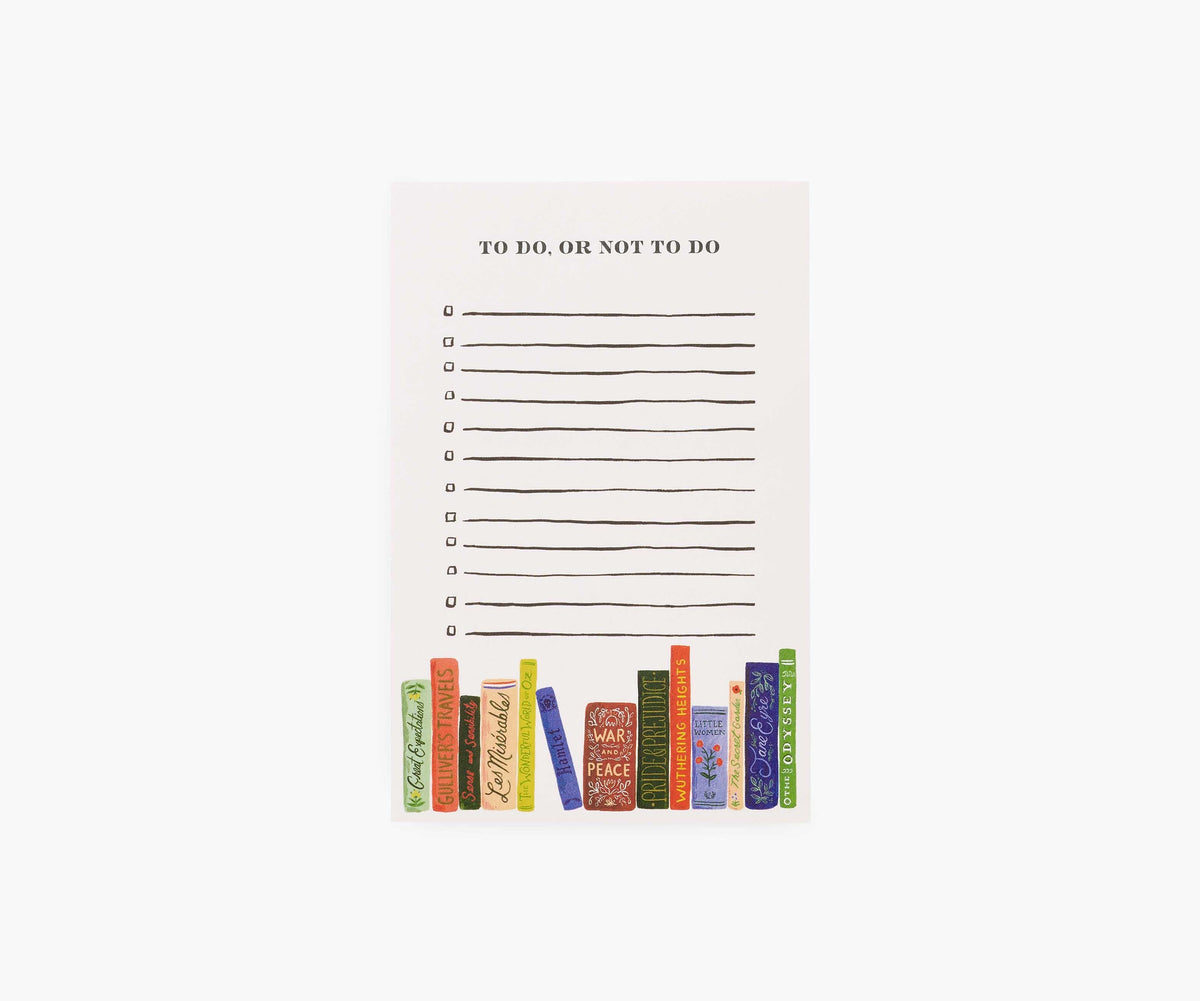 Tracy & Co Checklist Notepad - To Do or Not To Do