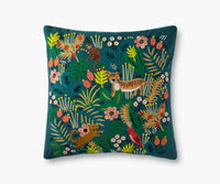 Tracy & Co Jungle Embroidered Pillow - Multi