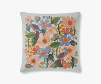 Tracy & Co Dovecote Embroidered Pillow - Mint