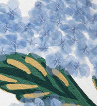 Tracy & Co Hydrangea Bouquet Embellished Pillow - Cream