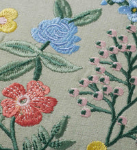 Tracy & Co Mayfair Embroidered Pillow - Mint