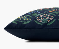 Tracy & Co Estee Embroidered Pillow - Navy