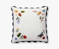 Tracy & Co Curio Vignette Embroidered Pillow - White