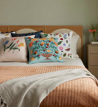 Tracy & Co Marisol Embroidered Pillow - Light Green