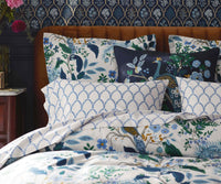 Tracy & Co Embroidered Pillow Cover - Peacock
