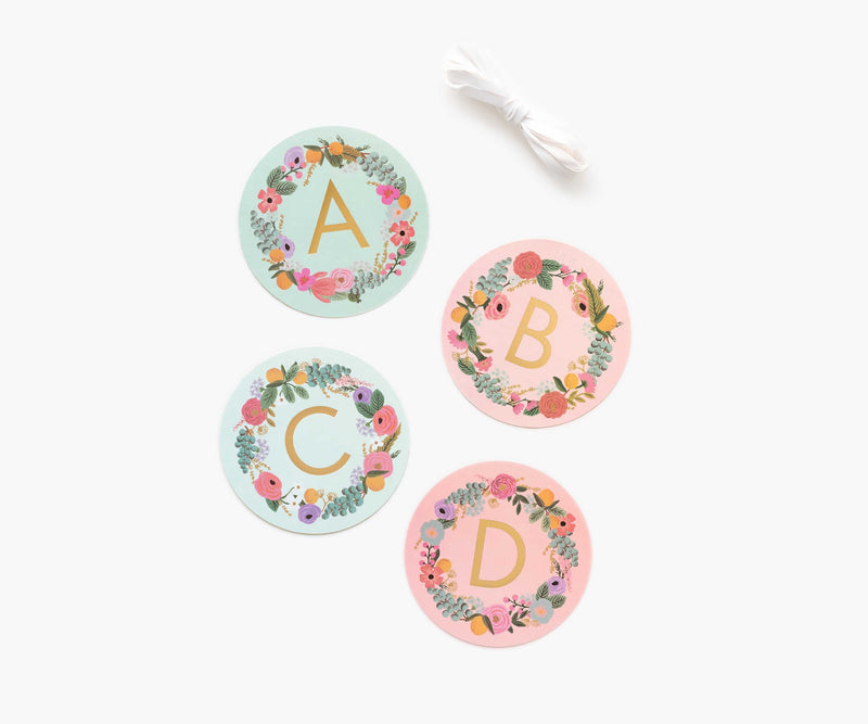 Tracy & Co Letter Garland - Garden Party