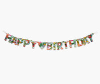 Tracy & Co Happy Birthday Banner - Garden Party