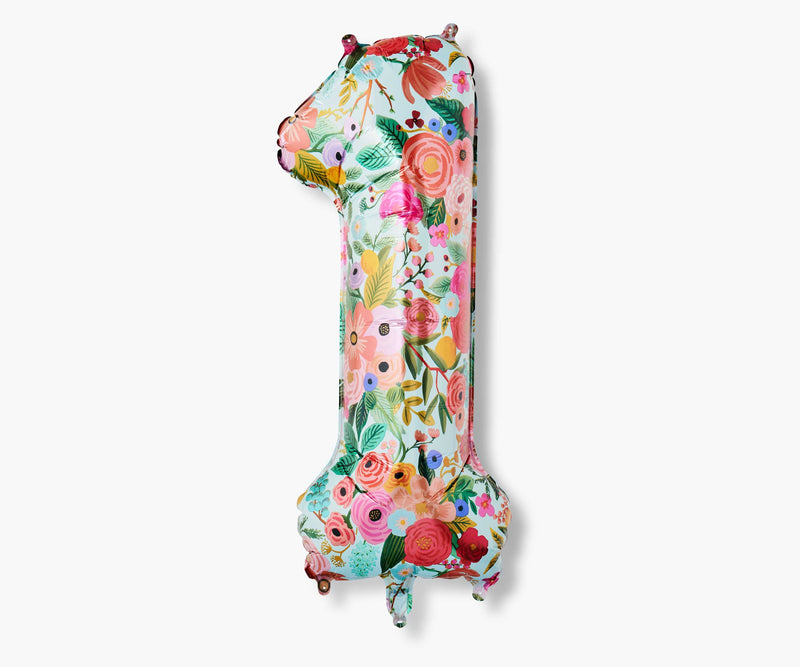Tracy & Co Numbered Foil Balloon - Garden Party