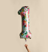 Tracy & Co Numbered Foil Balloon - Garden Party