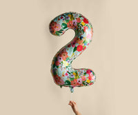Tracy & Co Numbered Foil Balloon - Garden Party