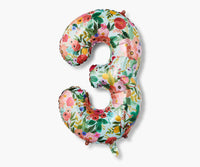 Tracy & Co Numbered Foil Balloon - Garden Party