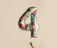 Tracy & Co Numbered Foil Balloon - Garden Party