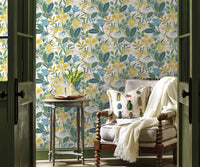 Tracy & Co Amalfi Peel & Stick Wallpaper Sample - Blue & Green