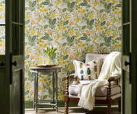 Tracy & Co Amalfi Peel & Stick Wallpaper Sample - Blush & Green