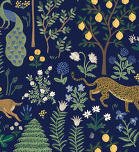 Tracy & Co Menagerie Peel & Stick Wallpaper - Navy