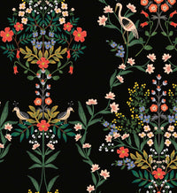 Tracy & Co Luxembourg Peel & Stick Wallpaper - Black Multi