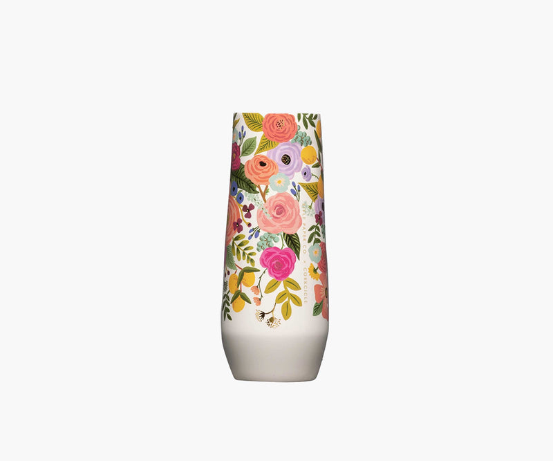Tracy & Co 7 oz. Stemless Flute - Garden Party
