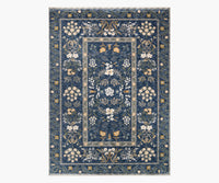 Tracy & Co Kismet Arabesque Power Loomed Rug - Navy