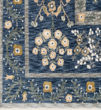 Tracy & Co Kismet Arabesque Power Loomed Rug - Navy