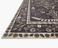 Tracy & Co Fiore Florence Power Loomed Rug - Charcoal