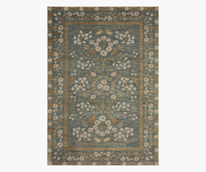 Tracy & Co Fiore Florence Power Loomed Rug - Slate & Sage