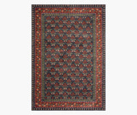 Tracy & Co Fiore Forte Power-Loomed Rug - Navy