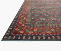 Tracy & Co Fiore Forte Power-Loomed Rug - Navy