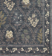 Tracy & Co Fiore Hawthorne Power Loomed Rug - Navy