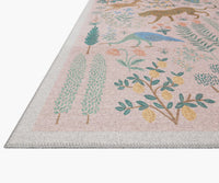 Tracy & Co Menagerie Les Fauves Printed Rug - Blush