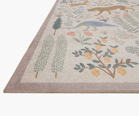 Tracy & Co Menagerie Les Fauves Printed Rug - Cream