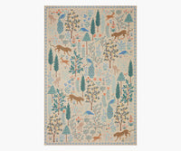 Tracy & Co Menagerie Forest Printed Rug - Cream