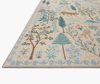 Tracy & Co Menagerie Forest Printed Rug - Cream