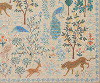 Tracy & Co Menagerie Forest Printed Rug - Cream