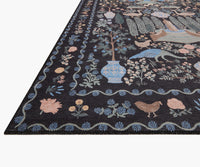 Tracy & Co Menagerie Camont Printed Rug - Black