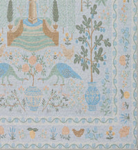 Tracy & Co Menagerie Camont Printed Rug - Light Blue