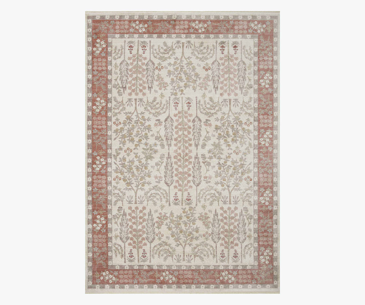 Tracy & Co Holland Fenna Power-Loomed Rug - Rust