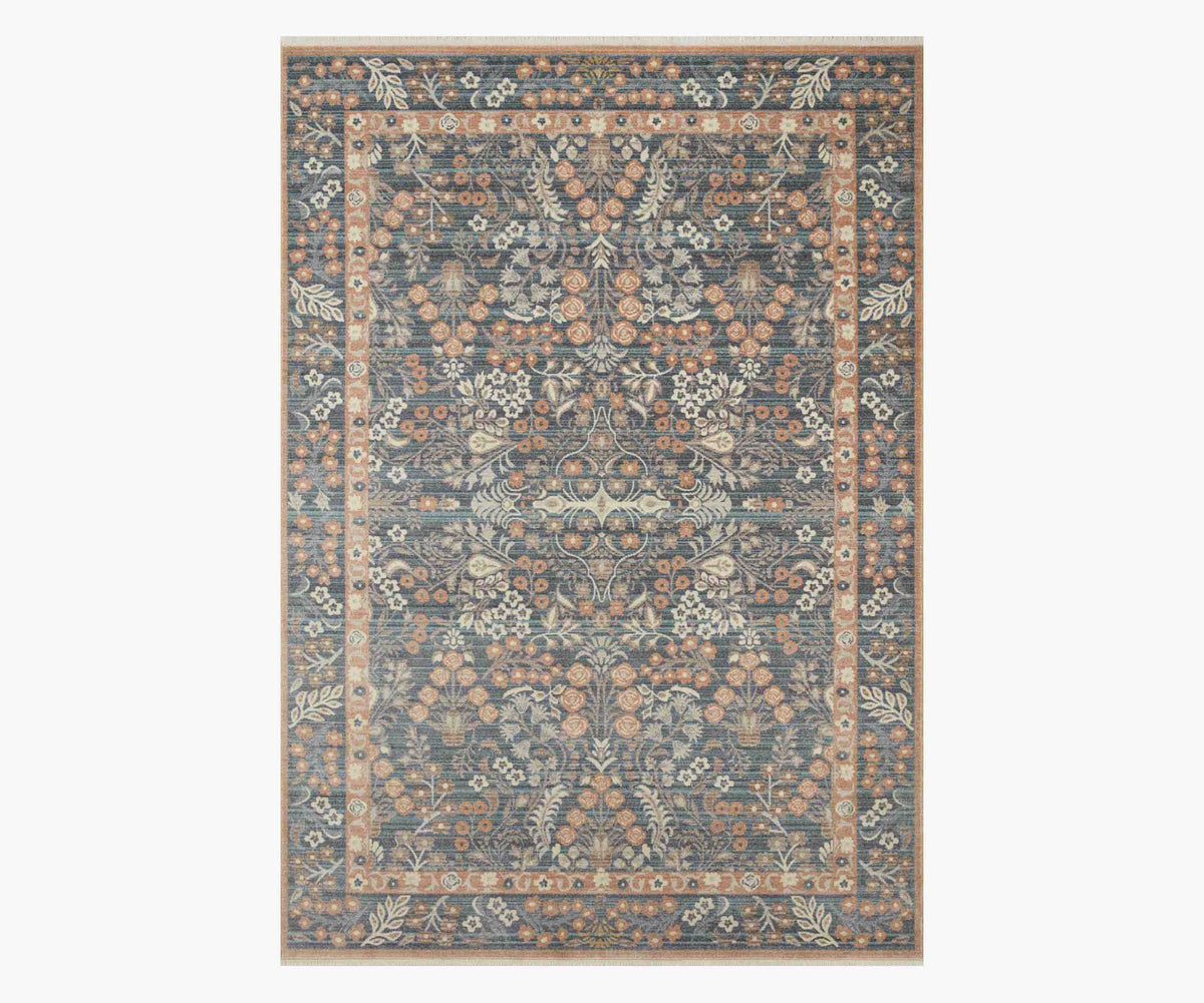 Tracy & Co Holland Lotte Power-Loomed Rug - Navy