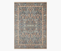 Tracy & Co Holland Lotte Power-Loomed Rug - Navy