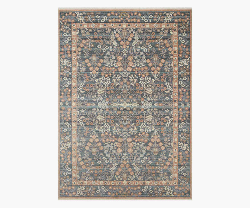 Tracy & Co Holland Lotte Power-Loomed Rug - Navy