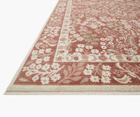 Tracy & Co Holland Lotte Power-Loomed Rug - Crimson