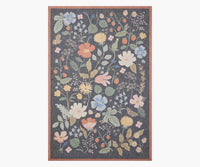 Tracy & Co Cotswolds Strawberry Fields Power Loomed Rug - Black