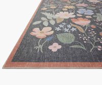 Tracy & Co Cotswolds Strawberry Fields Power Loomed Rug - Black