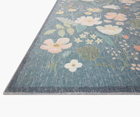 Tracy & Co Cotswolds Strawberry Fields Power Loomed Rug - Teal