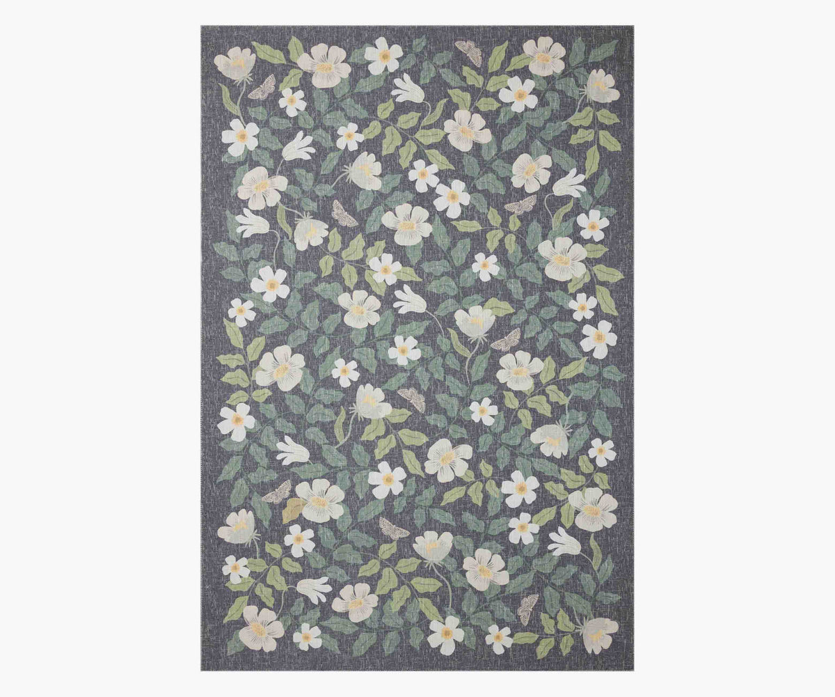 Tracy & Co Cotswolds Primrose Power Loomed Rug - Charcoal